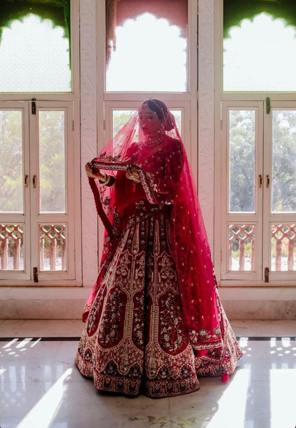 Are you worried for Lehenga Colors that  don’t Match your Skin Tone?