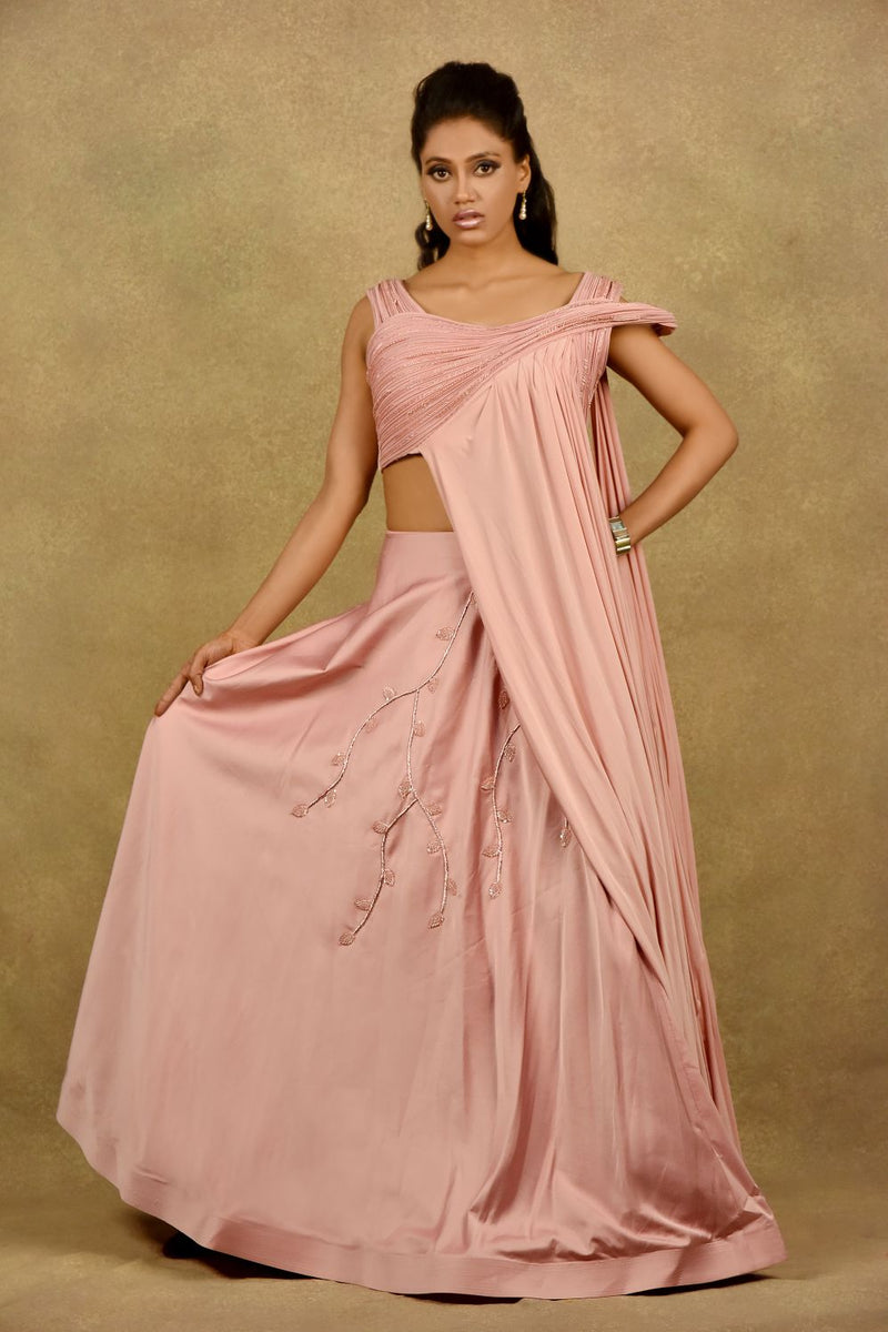 PLUSH-IN-PINK GOWN