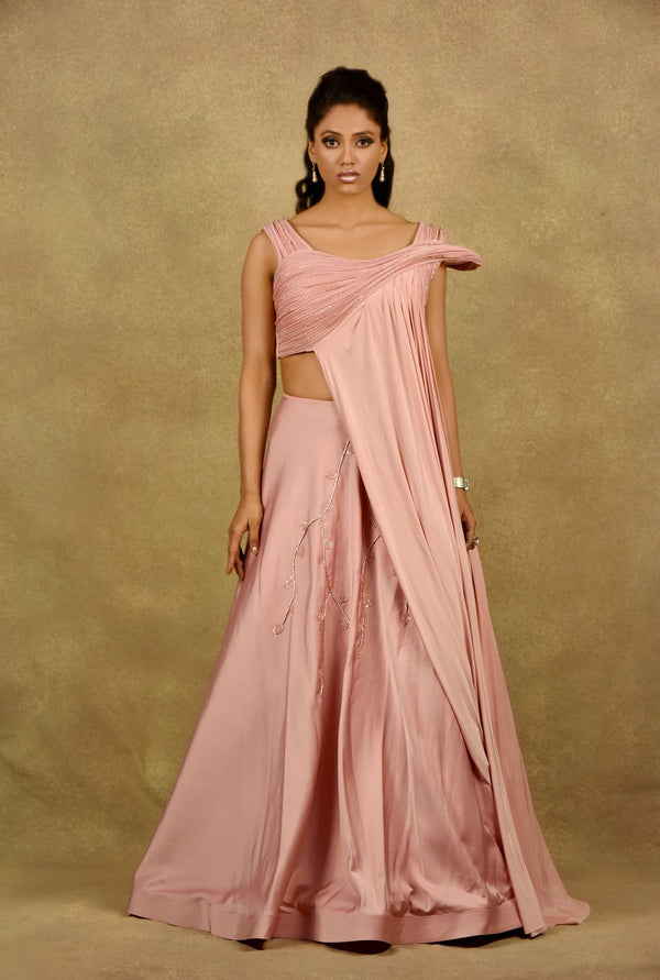 PLUSH-IN-PINK GOWN