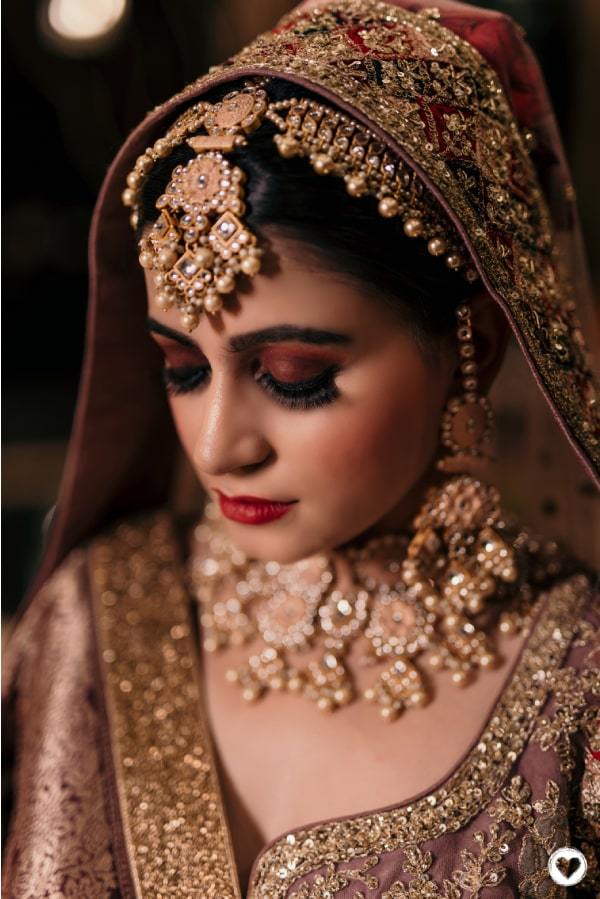 Rose Gold Embroidered Bridal Lehenga Kala Shree Regalia